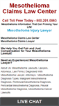 Mobile Screenshot of mesotheliomaclaimslawcenter.com